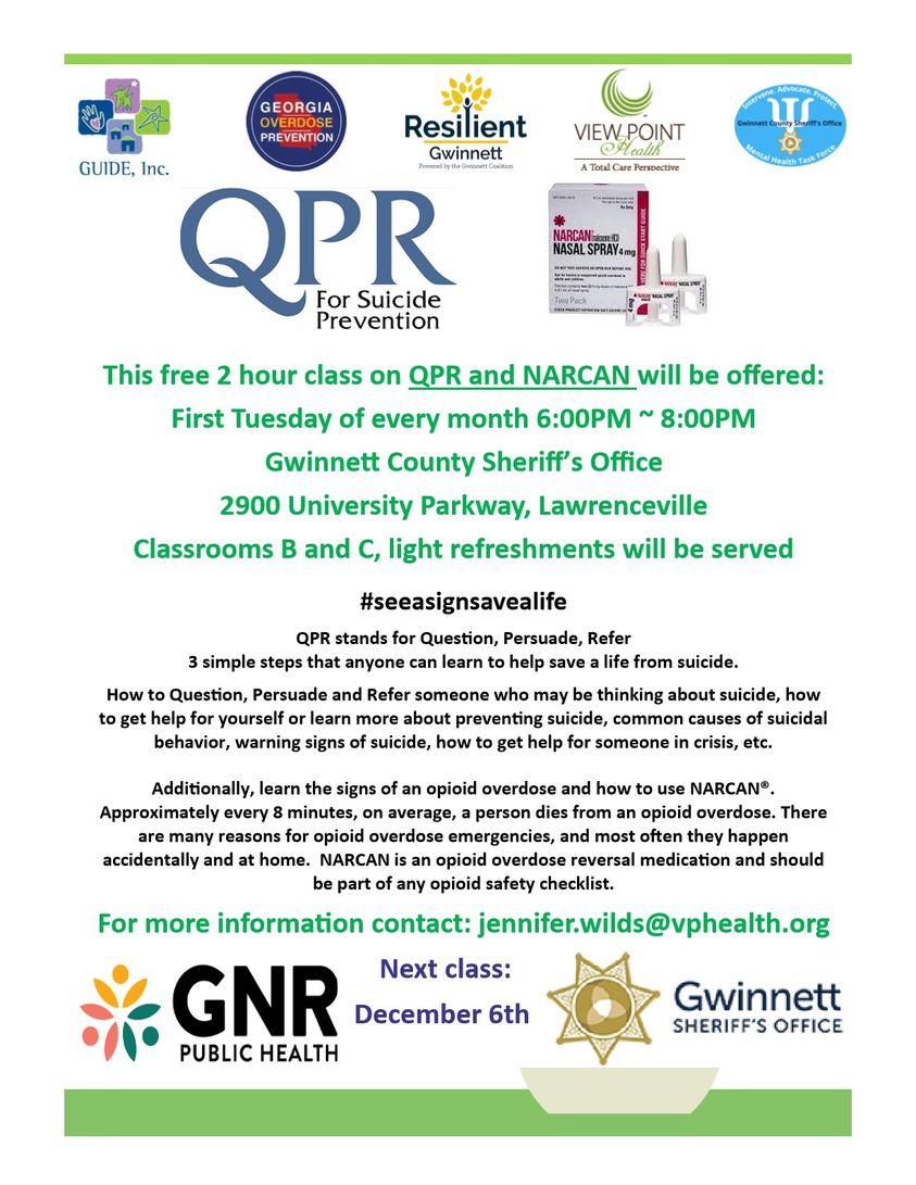 qpr and narcan training