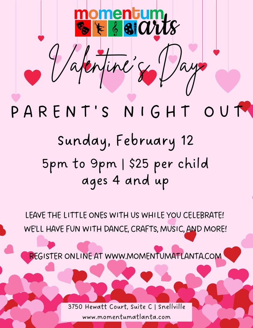 Parent's Night Out with Momentun Arts! (Ages 4+)