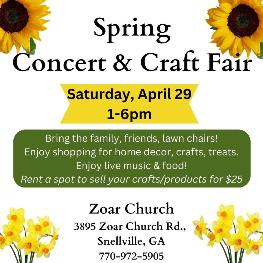 spring concert & craft fair