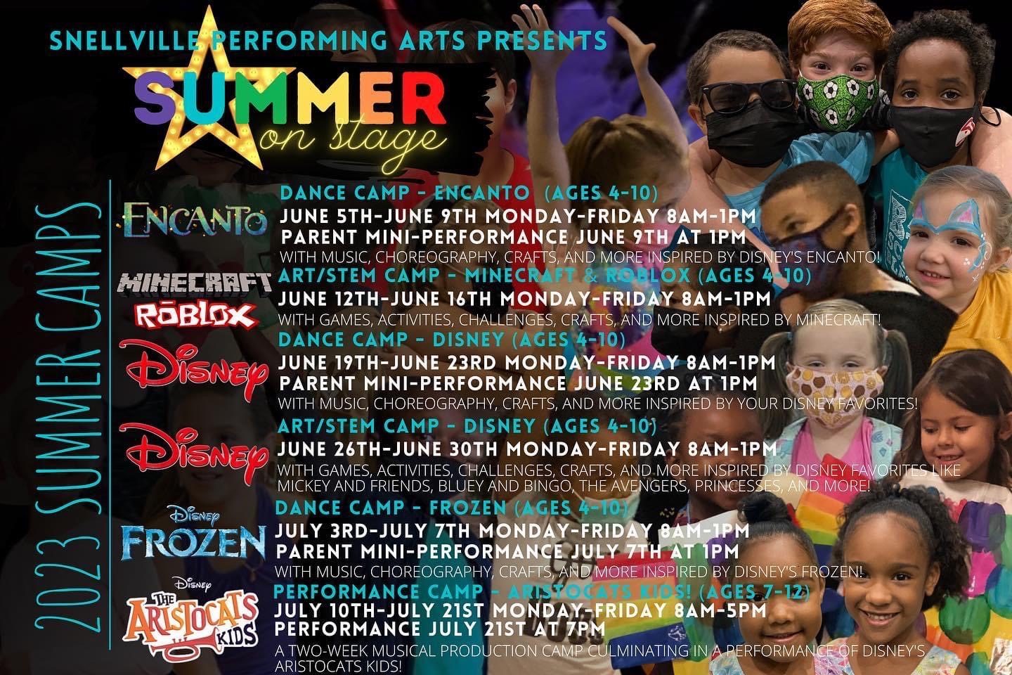 Summer on Stage Summer Camps