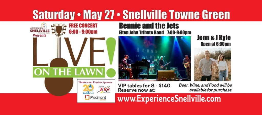 Live on the Lawn Summer Concert - Bennie and the Jets - Elton John Tribute Band with Jenn & J.Kyle