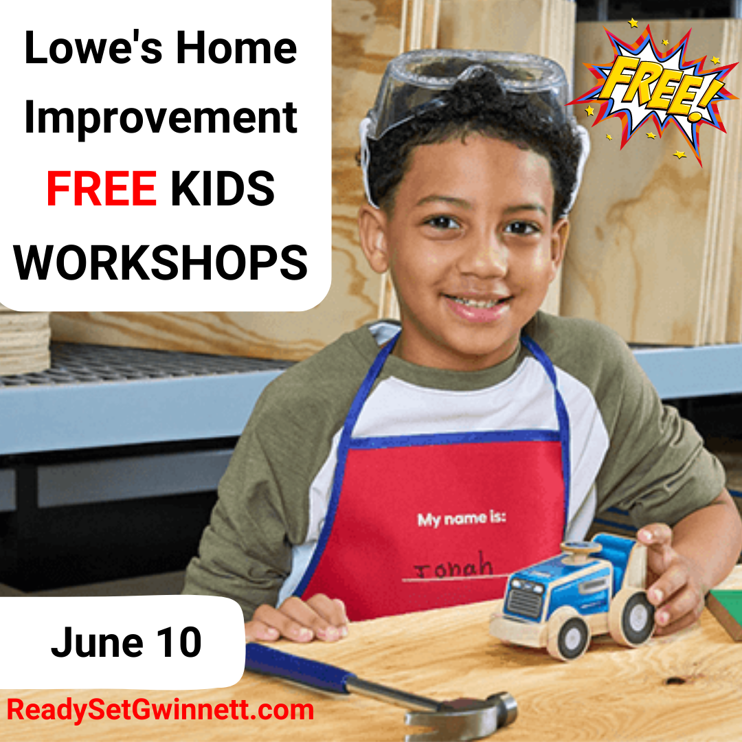 kids workshop at lowes