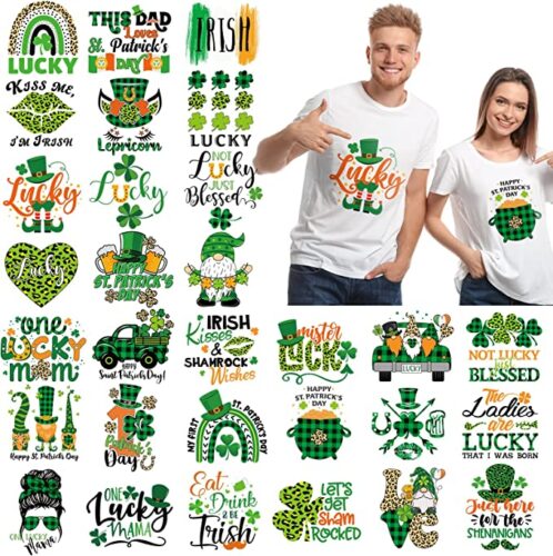 saint patricks day iron ons patches michael