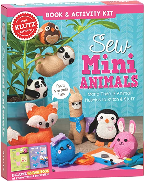 sew animals craft kit by klutz