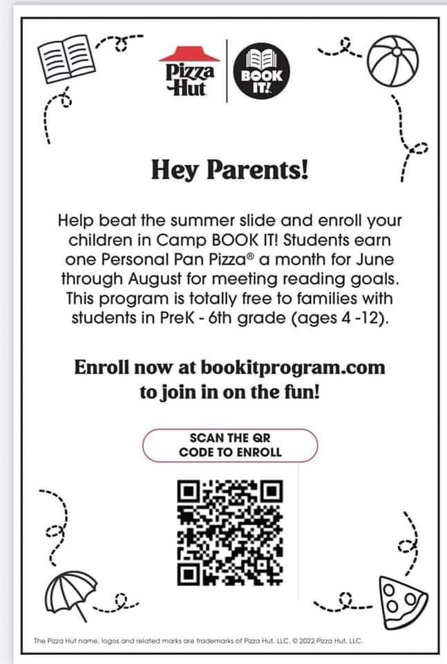 pizza hut reading program