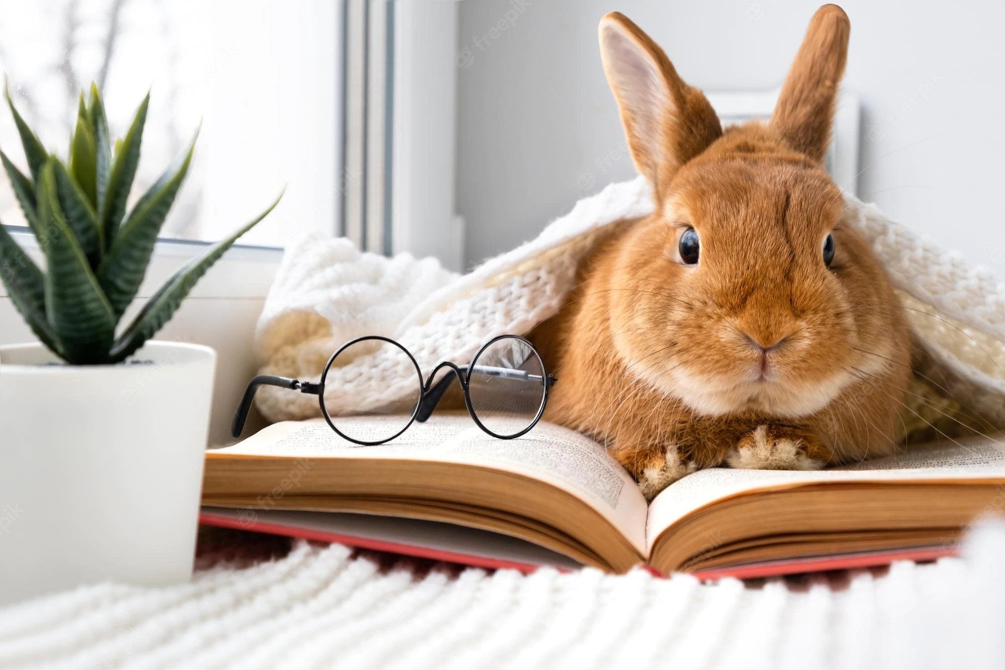 read to a bunny