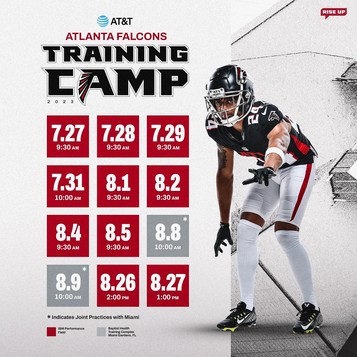 Atlanta Falcons Training Camp - FREE (Tickets Needed) - Ready Set