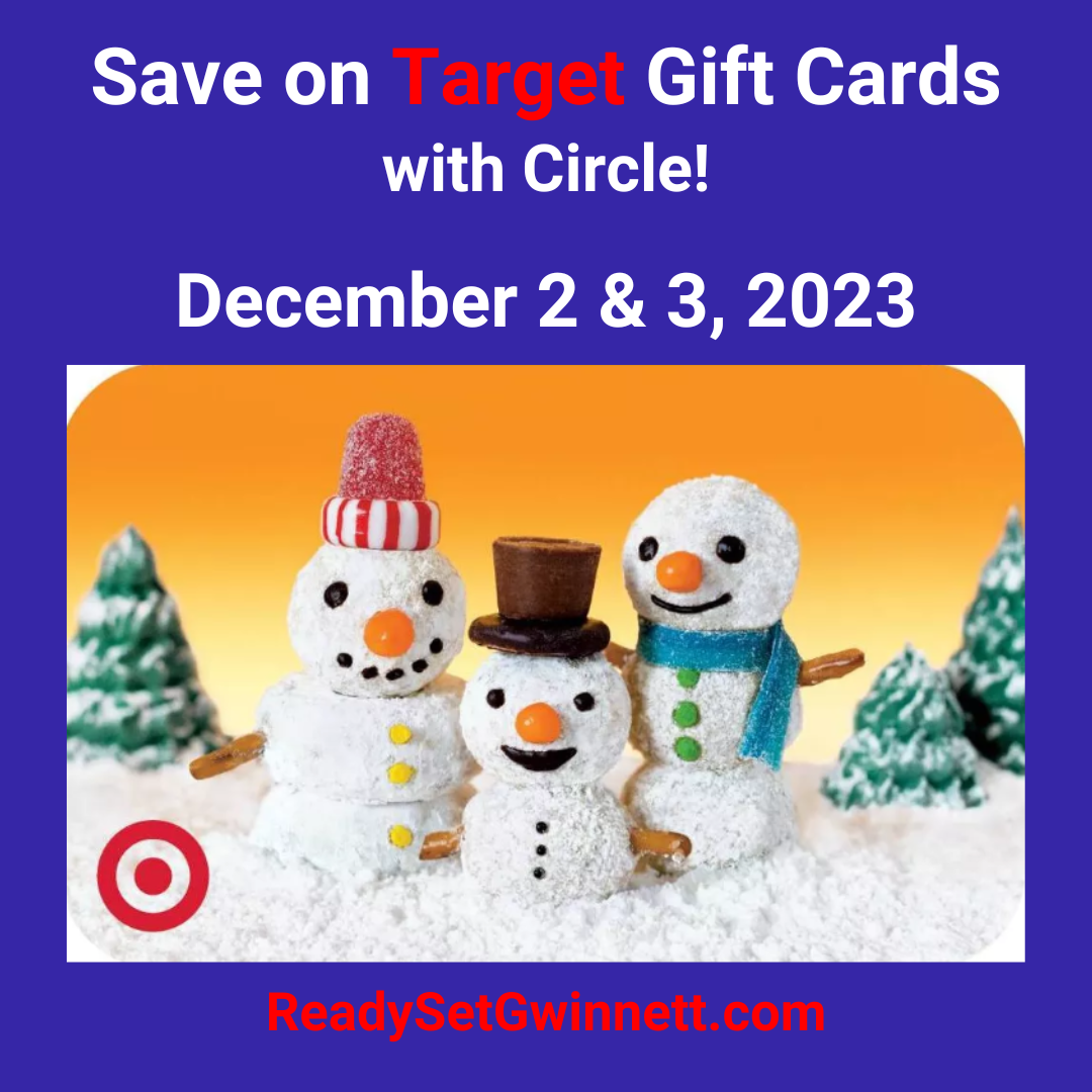 10 off Target Gift Cards Ready Set Gwinnett