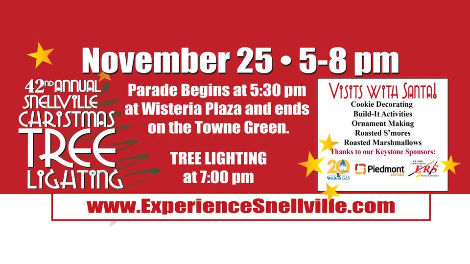 42nd Annual Snellville Christmas Tree Lighting Ready Set