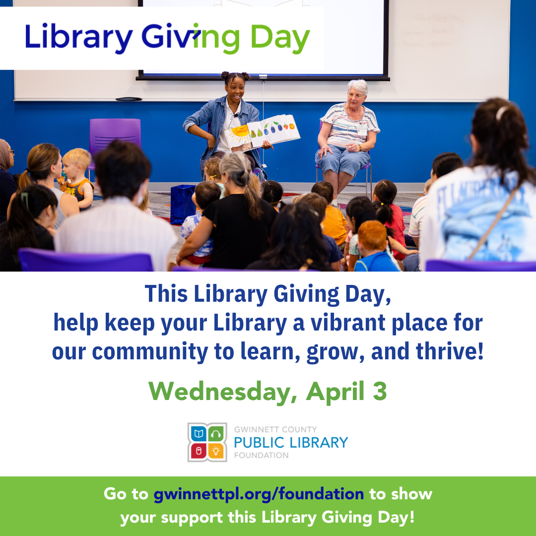 library giving day Ready Set