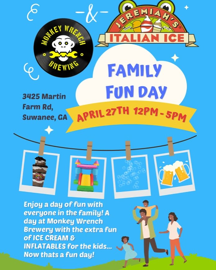 family fun day monkey wrench brewing