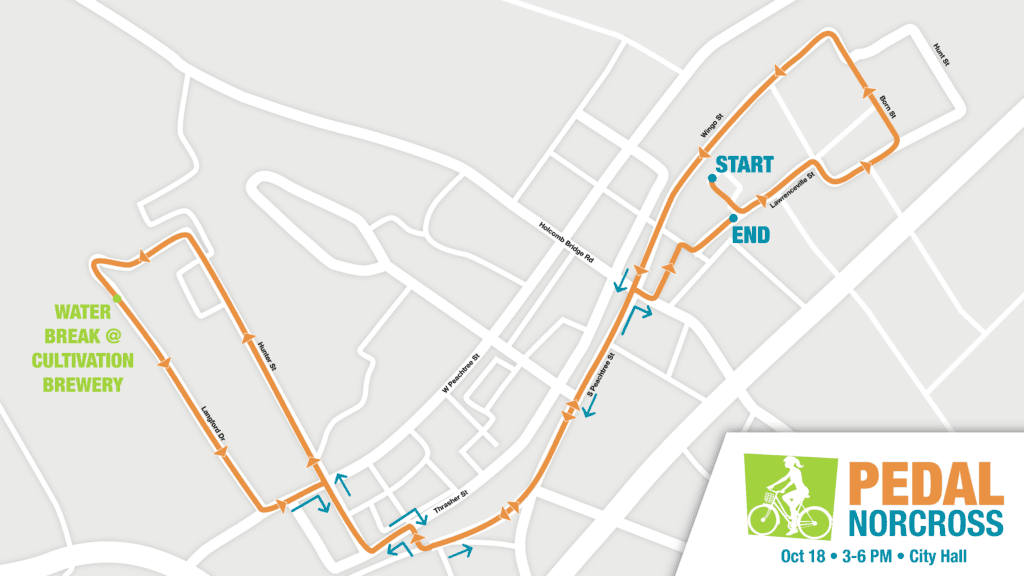 Pedal Norcross – Free, Register (Oct 17)